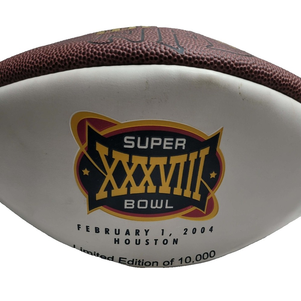 Wilson NFL Superbowl XXXVIII Commemorative Football‎ Houston 2/1/2004